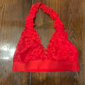 Red Halter bralette